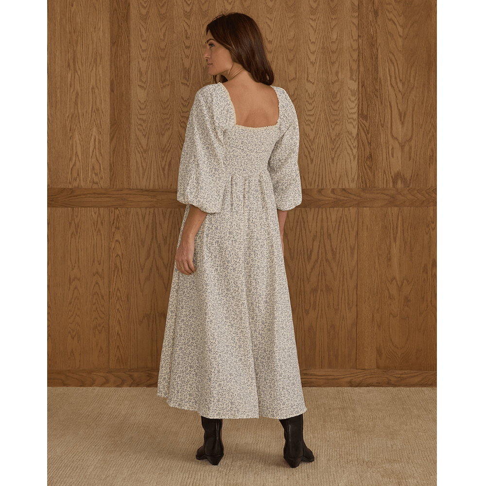 Rylee + Cru Womens Della Dress - Blue Vines