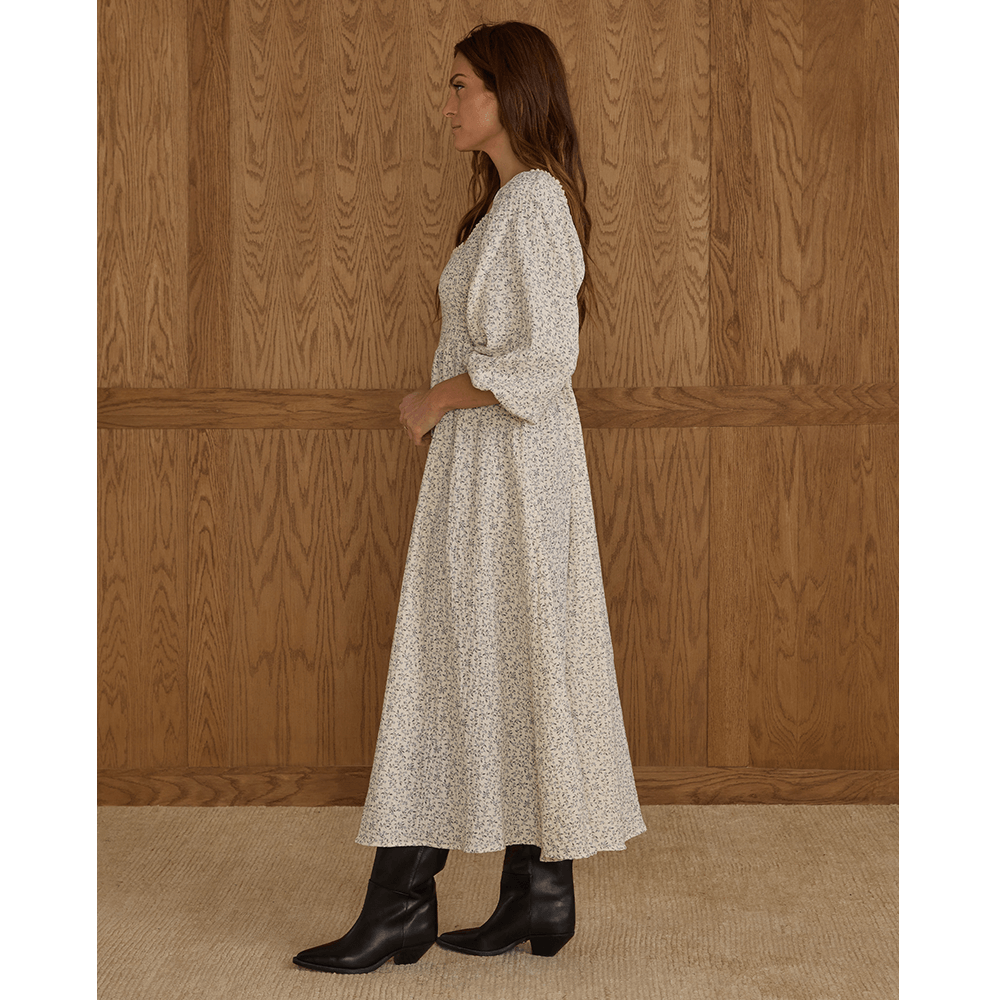 Rylee + Cru Womens Della Dress - Blue Vines