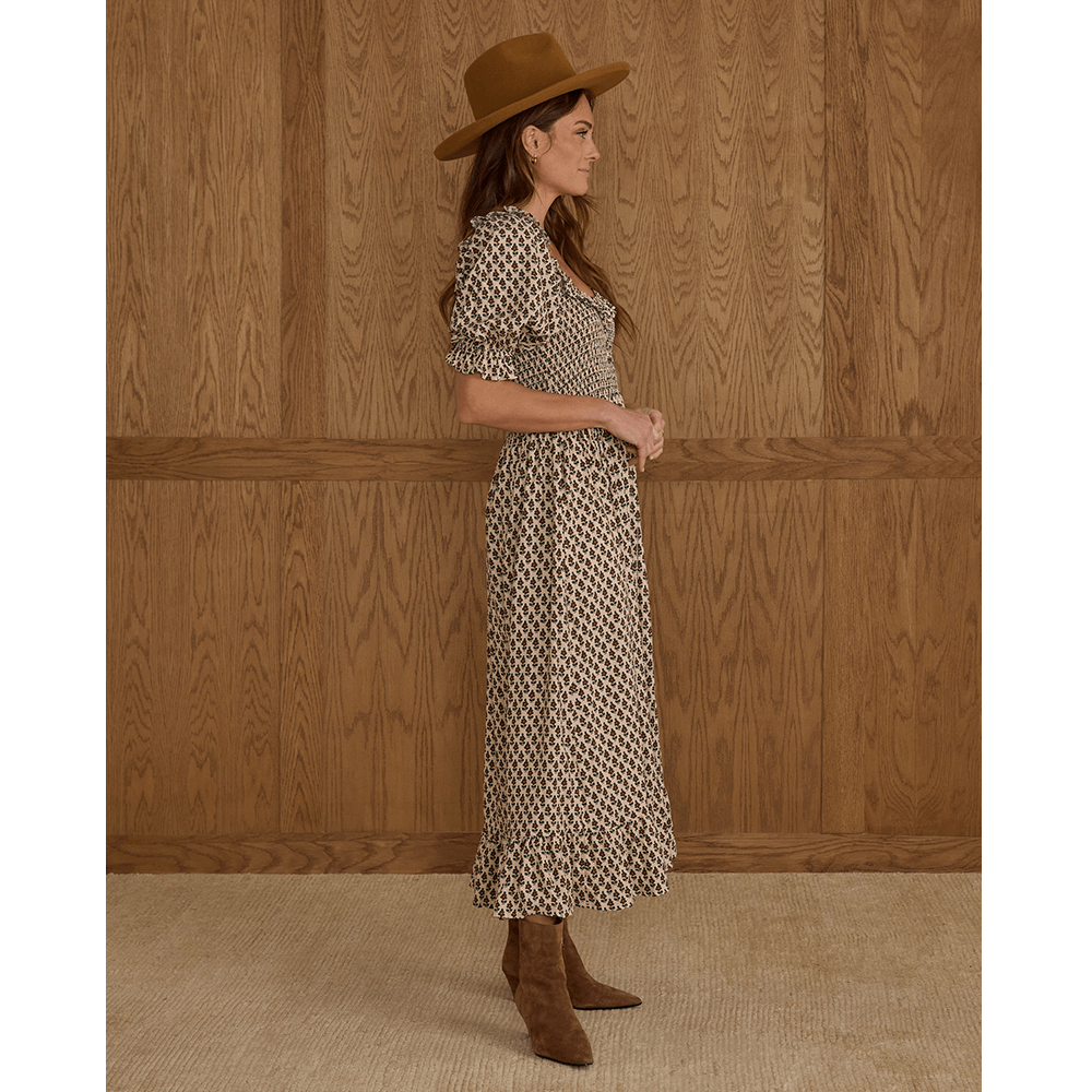 Rylee + Cru Womens Lexi Dress - Harvest Floral