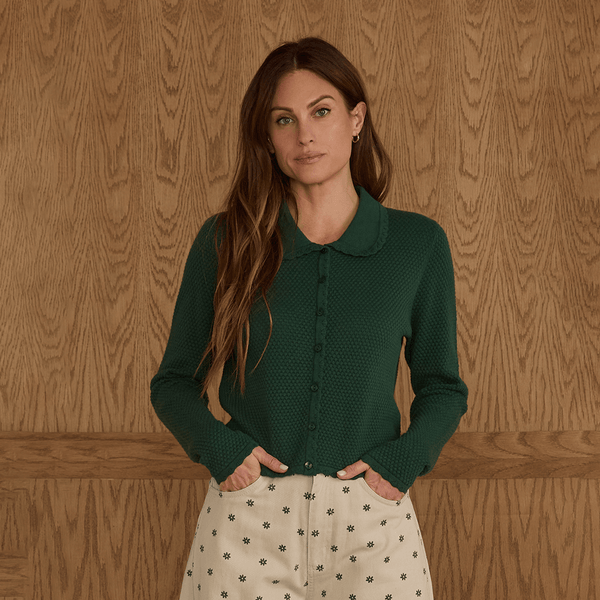 Rylee + Cru Womens Rio Cardigan - Green