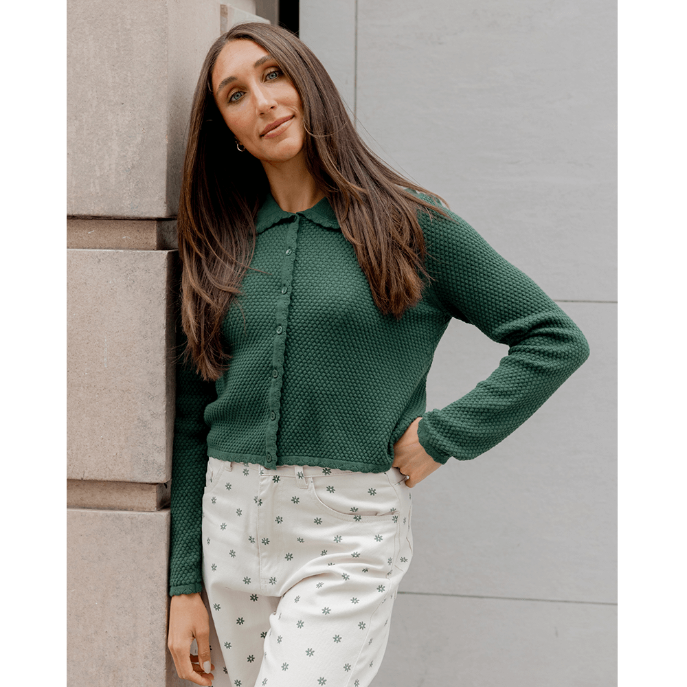 Rylee + Cru Womens Rio Cardigan - Green