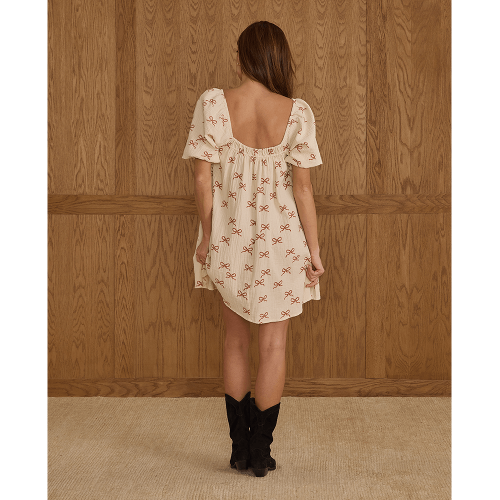 Rylee + Cru Womens Sabrina Mini Dress - Ruby Bows