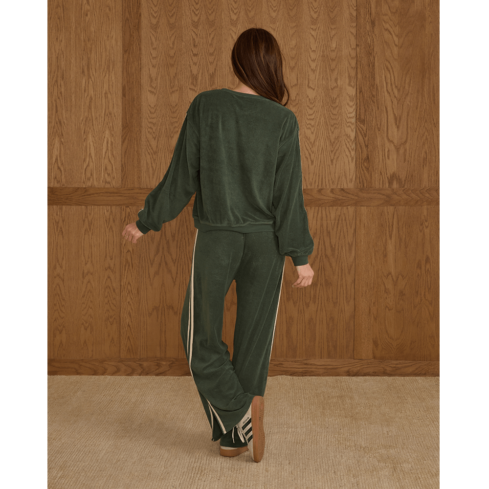 Rylee + Cru Womens Track Pant - Green