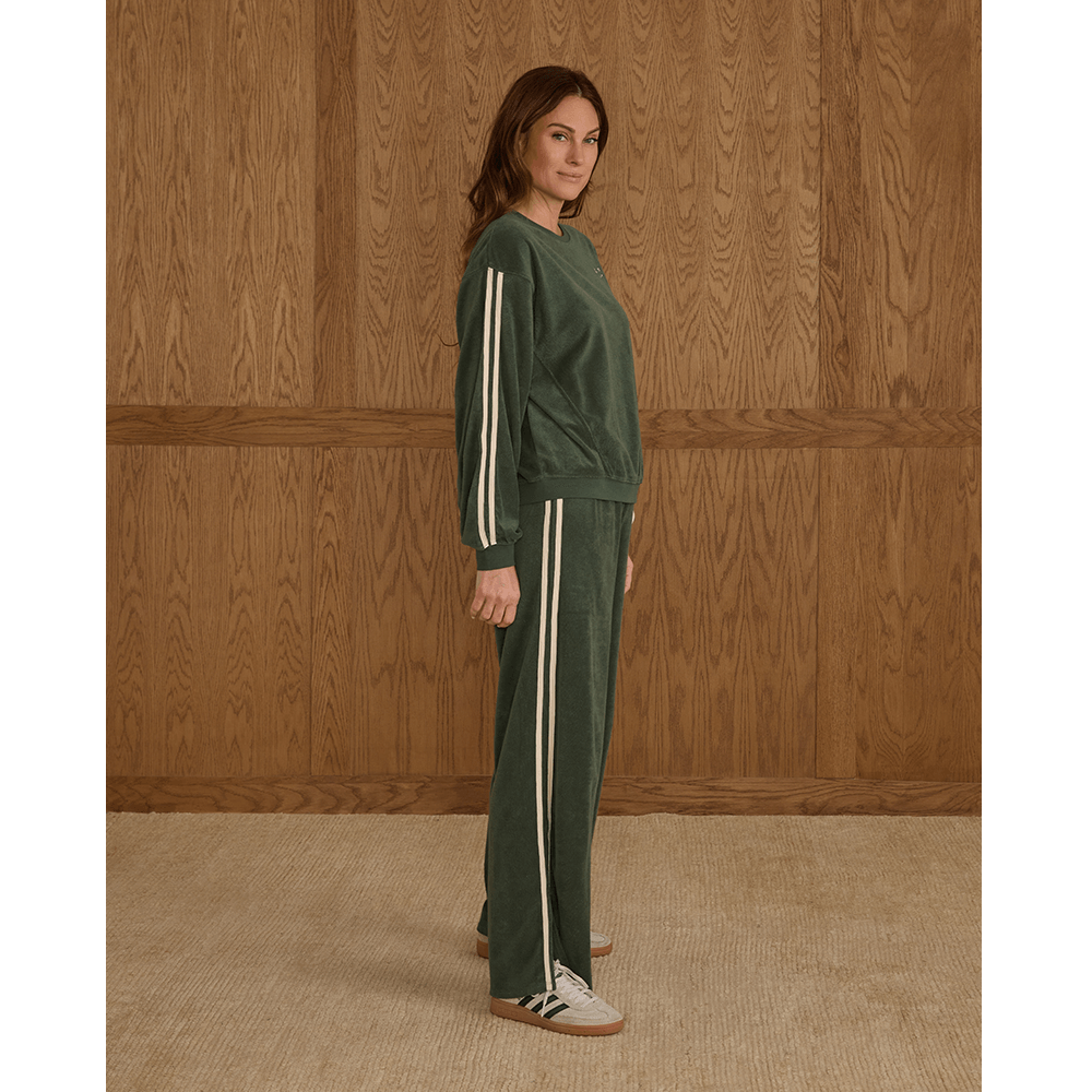 Rylee + Cru Womens Track Pant - Green