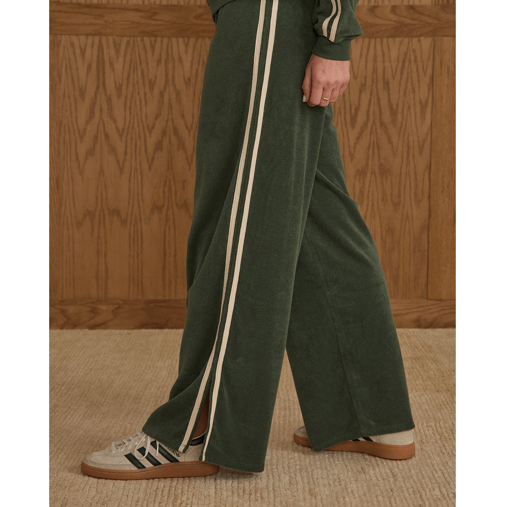 Rylee + Cru Womens Track Pant - Green