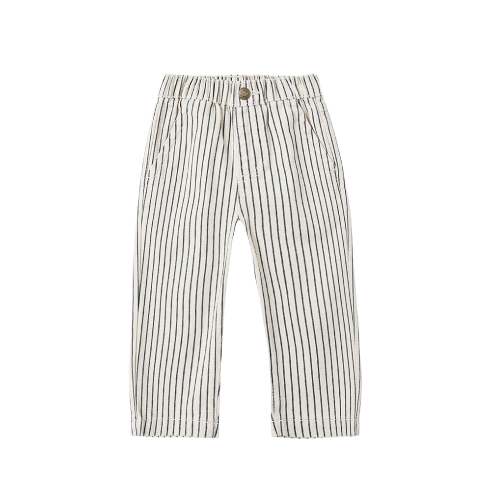 Rylee + Cru Baggy Pant - Navy Pinstripe