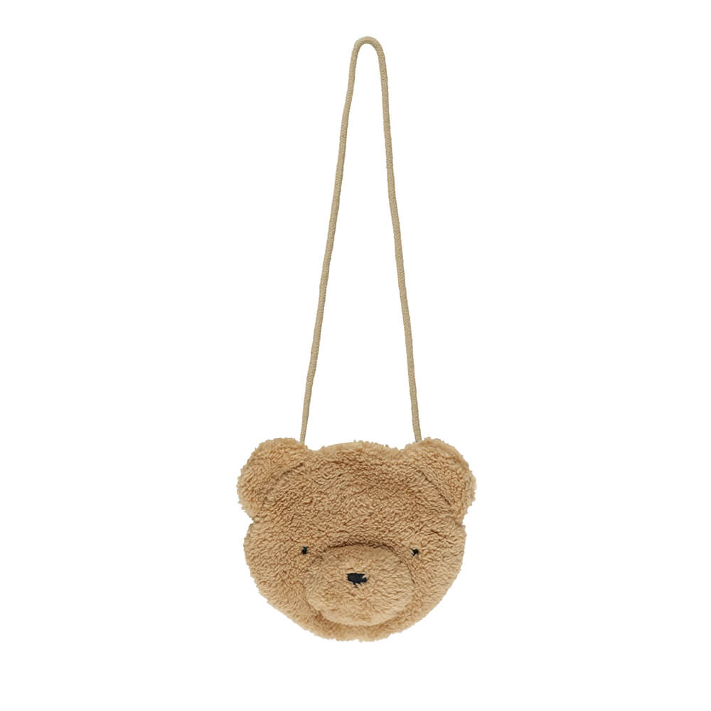 Rylee + Cru Bear Purse - Gold