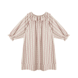 Rylee + Cru Girl's Nightgown - Candy Cane Stripe
