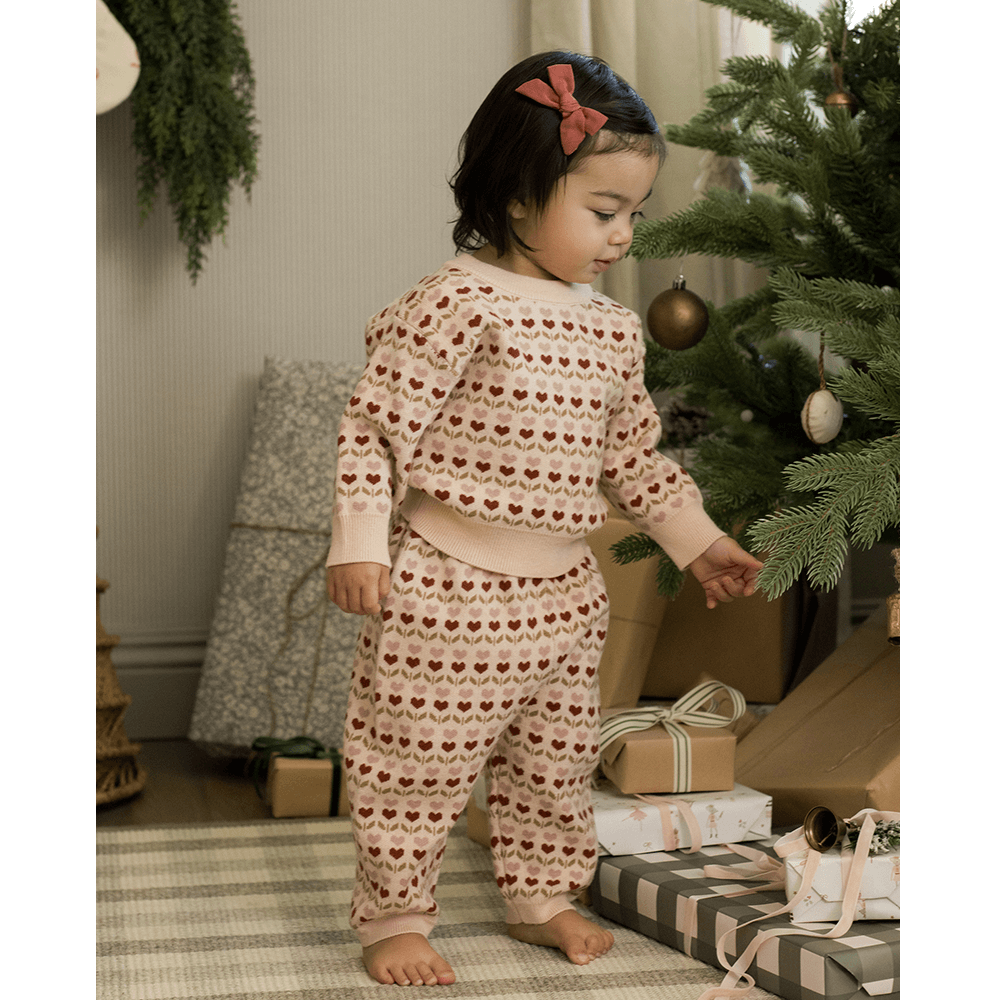 Rylee + Cru Fair Shiloh Sweater - Ruby Hearts