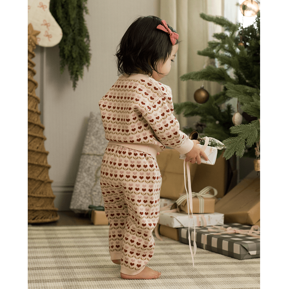 Rylee + Cru Fair Shiloh Sweater - Ruby Hearts