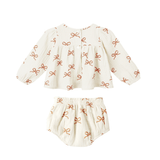 Rylee + Cru Sophie Top + Bloomer Set - Ruby Bows