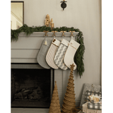 Rylee + Cru Christmas Stocking - Green Vines