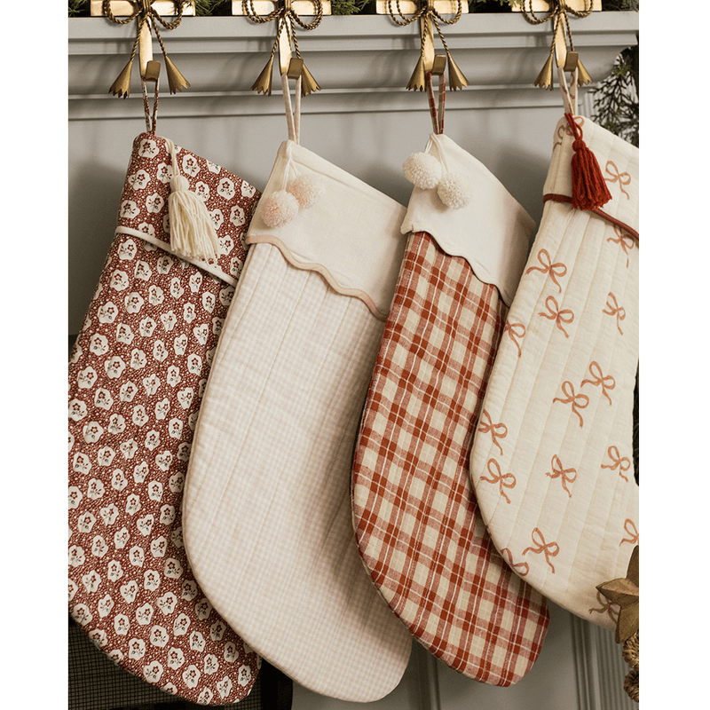 Rylee + Cru Christmas Stocking - Petal Gingham