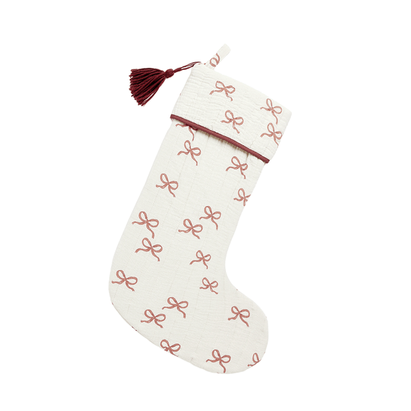 Rylee + Cru Christmas Stocking - Ruby Bows