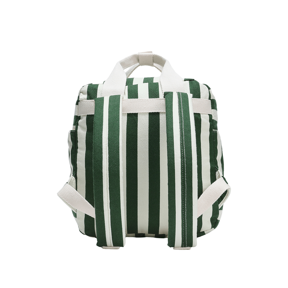 Rylee + Cru Mini Backpack - Green Stripe