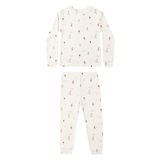 Rylee + Cru Organic Long Pajama Set - Skiers