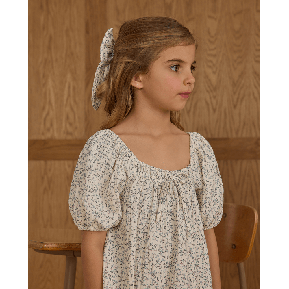 Rylee + Cru Oversized Bow - Blue Vines