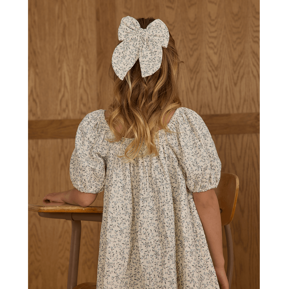 Rylee + Cru Oversized Bow - Blue Vines