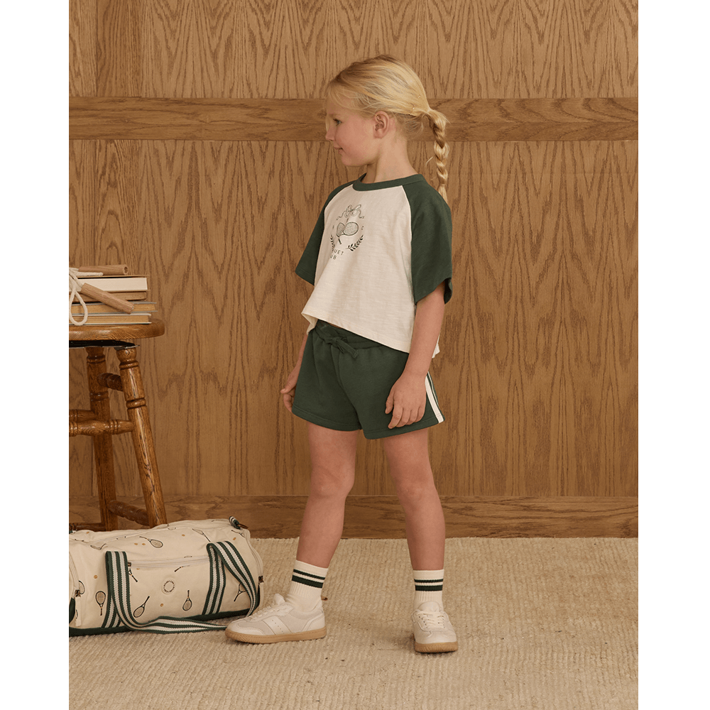 Rylee + Cru Racer Track Short - Green