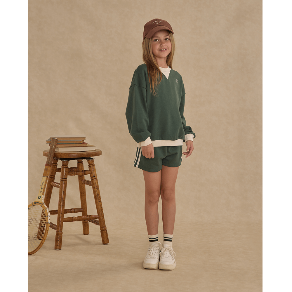 Rylee + Cru Racer Track Short - Green