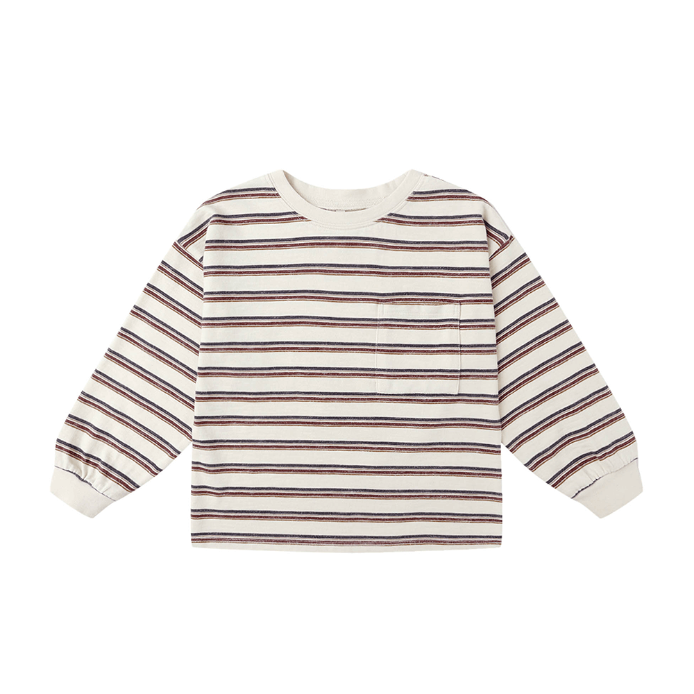 Rylee + Cru Relaxed Long Sleeve Tee - Vintage Stripe