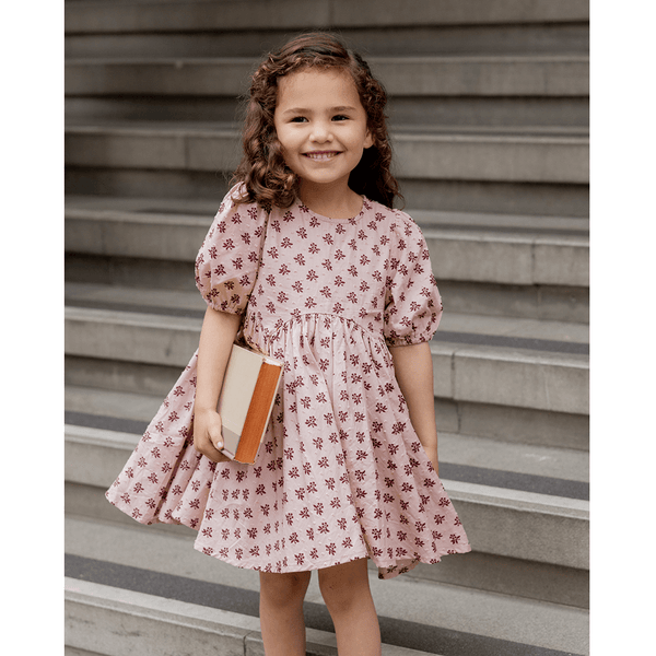 Rylee + Cru Rose Dress - Blush Fleur