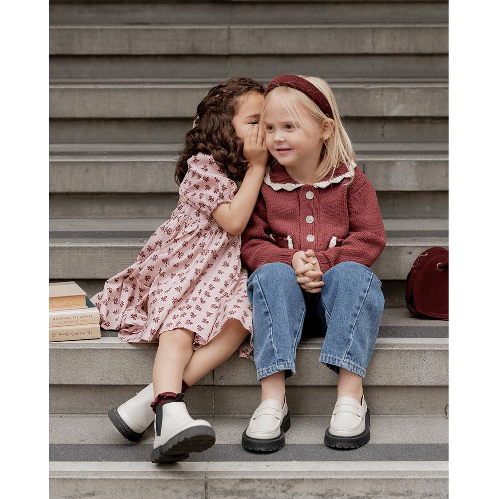 Rylee + Cru Rose Dress - Blush Fleur