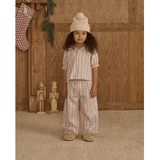 Rylee + Cru Ruffle Pajamas - Candy Cane Stripe