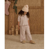 Rylee + Cru Ruffle Pajamas - Candy Cane Stripe