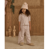 Rylee + Cru Ruffle Pajamas - Candy Cane Stripe