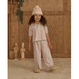 Rylee + Cru Ruffle Pajamas - Candy Cane Stripe