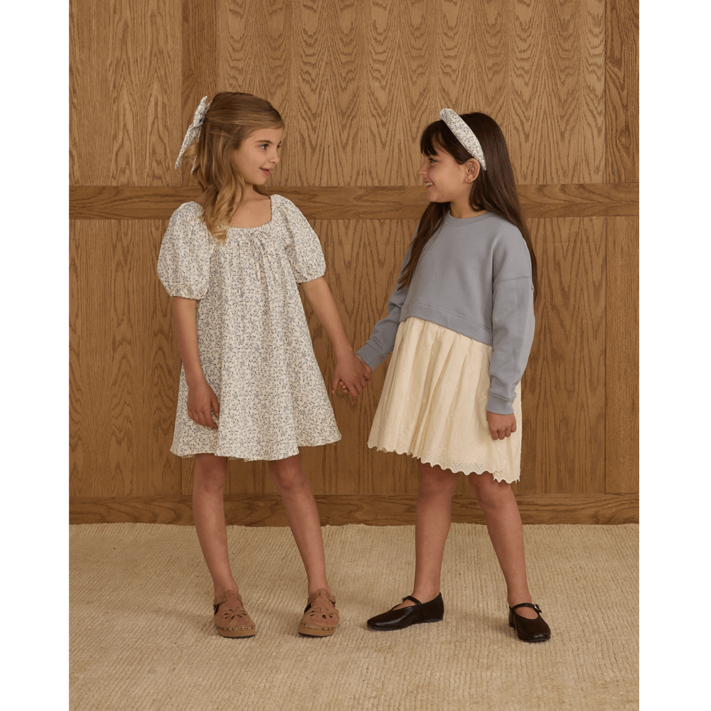 Rylee + Cru Sabrina Mini Dress - Blue Vines