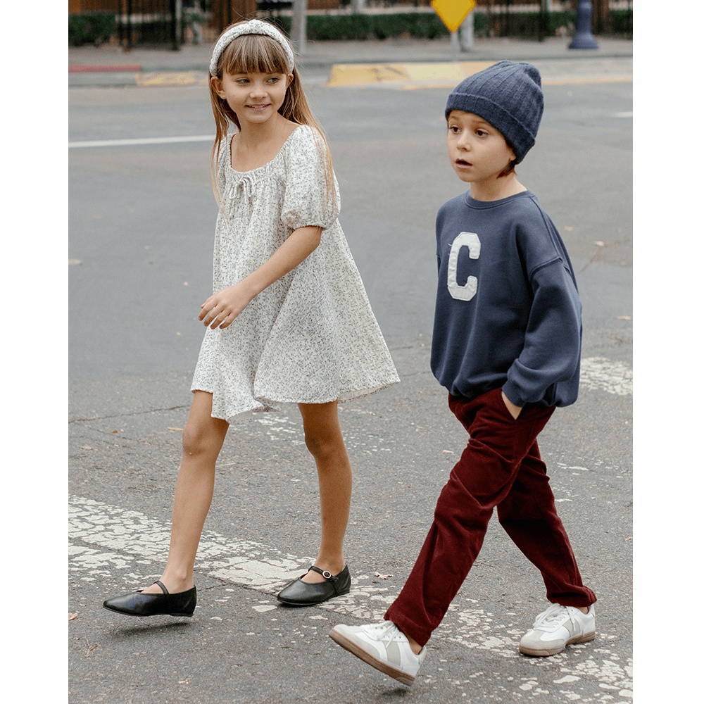 Rylee + Cru Sabrina Mini Dress - Blue Vines