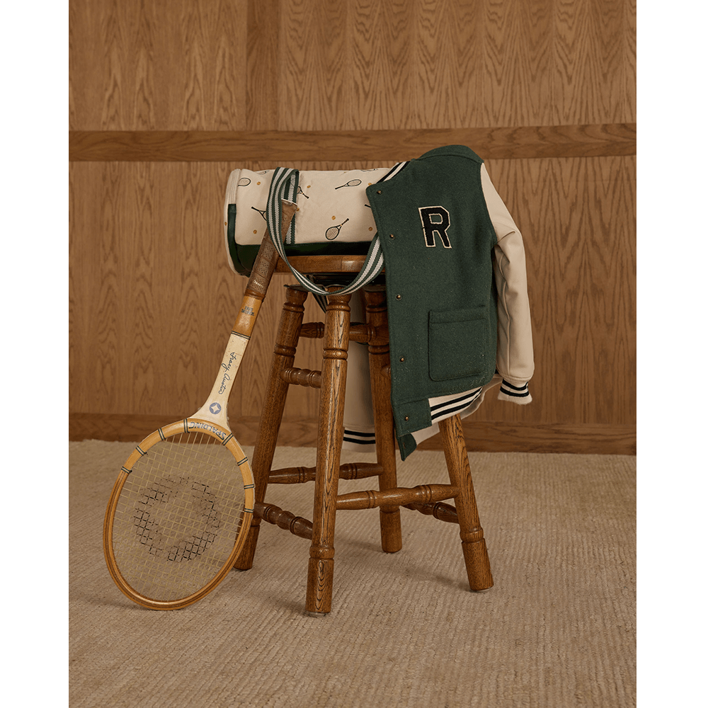 Rylee + Cru Varsity Jacket - Green