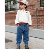 Rylee + Cru Baseball Hat - Navy Pinstripe
