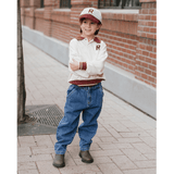 Rylee + Cru Baseball Hat - Navy Pinstripe