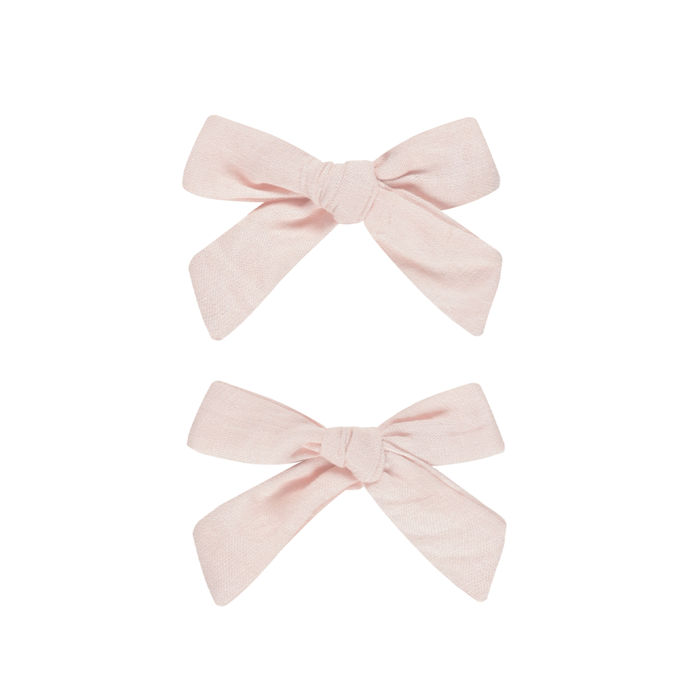 Rylee + Cru Bows, Set of 2 - Blush