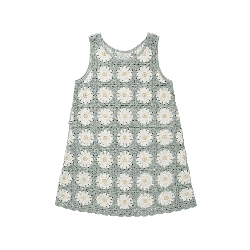 Rylee + Cru Crochet Tank Mini Dress - Daisy