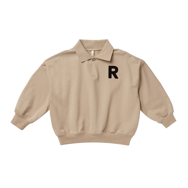 Rylee + Cru Collared Sweatshirt - Sand