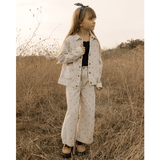 Rylee + Cru Denim Chore Coat - Blue Daisy