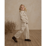 Rylee + Cru Denim Chore Coat - Blue Daisy