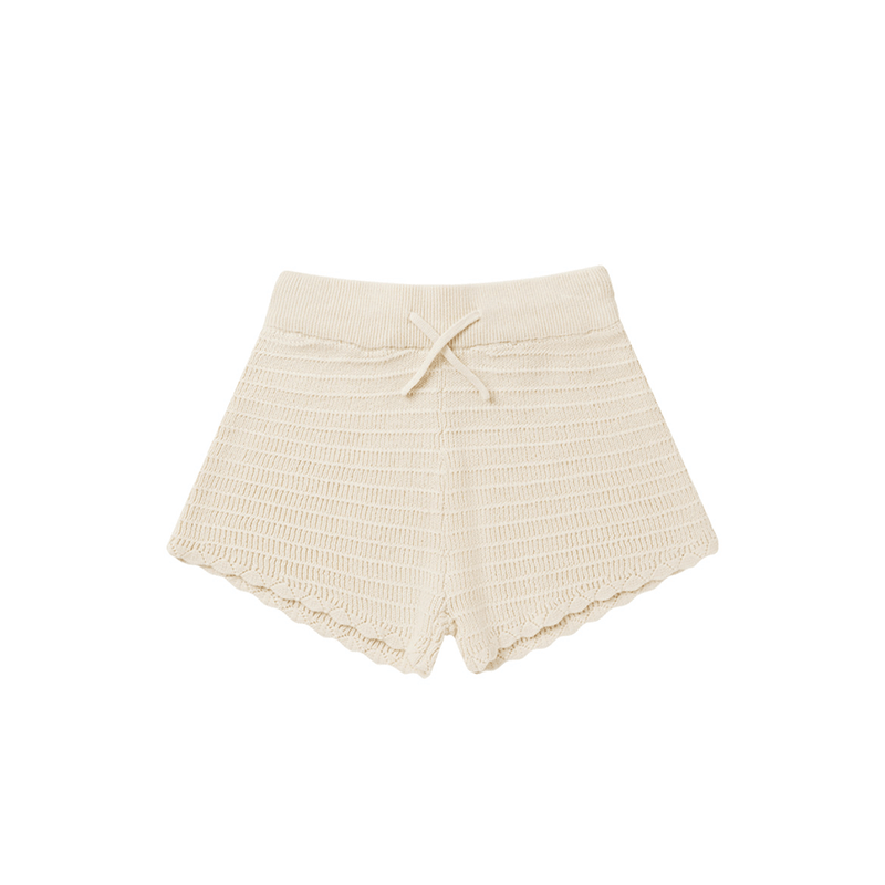 Rylee + Cru Knit Shorts - Natural