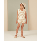 Rylee + Cru Knit Shorts - Sand Stripe