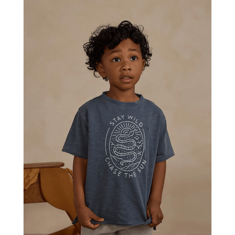 Rylee + Cru Raw Edge Tee - Stay Wild