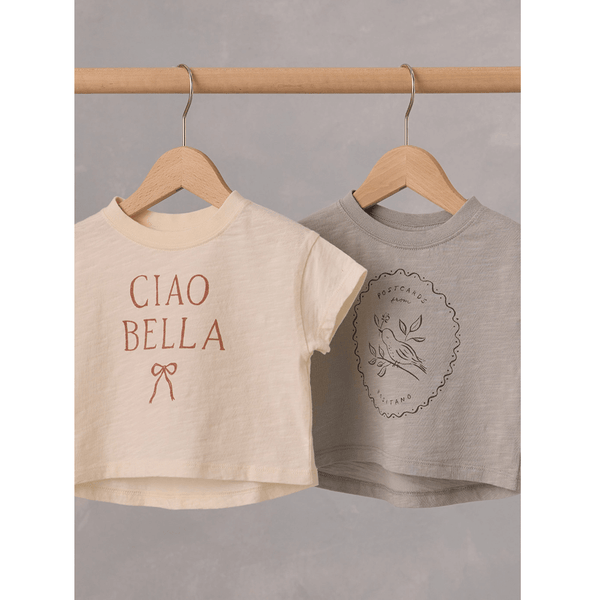 Rylee + Cru Boxy Tee - Bird