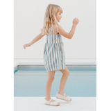 Rylee + Cru Dani Romper - Ocean Stripe