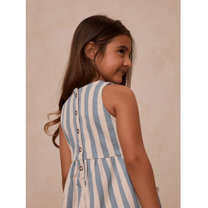 Rylee + Cru Dani Romper - Ocean Stripe