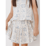 Rylee + Cru Sparrow Skirt - Tile