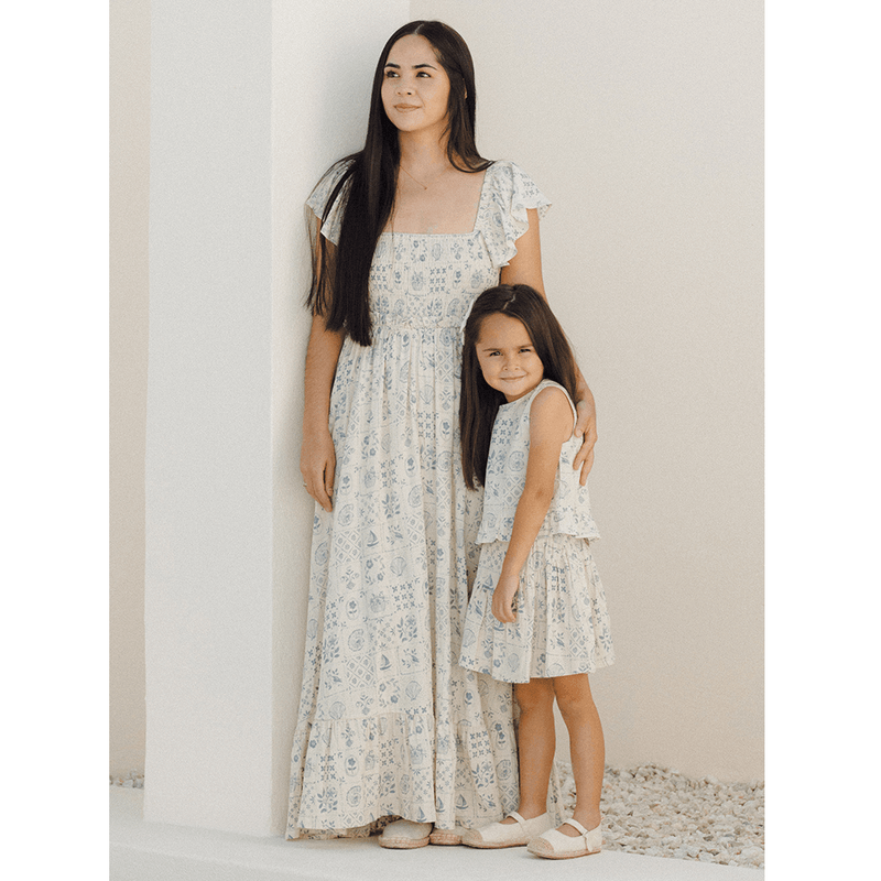 Rylee + Cru Sparrow Skirt - Tile