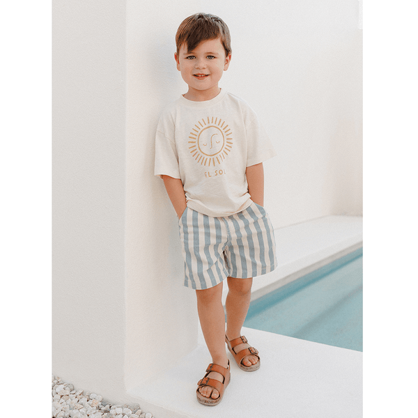 Rylee + Cru Dawson Short - Ocean Stripe